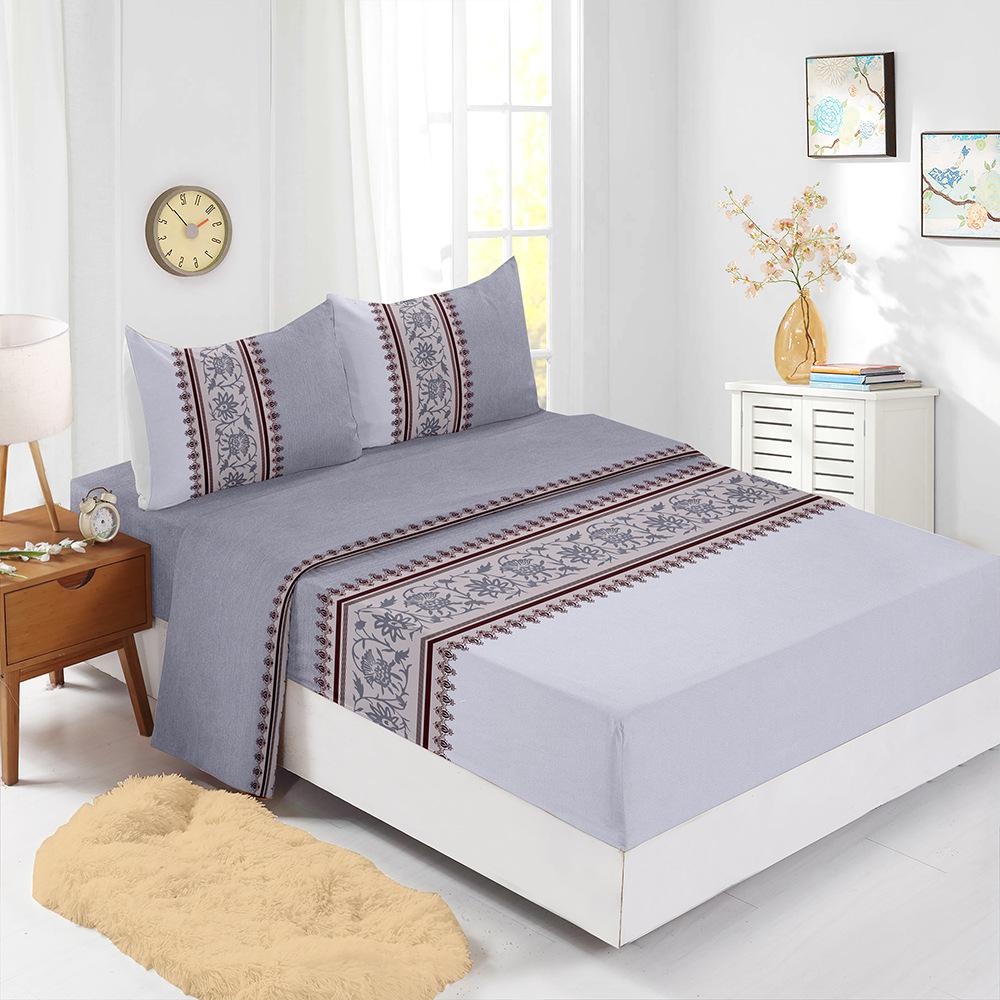 Chinese European Pattern Mattress Four-Piece Set Children'S Bedding Digital Printing Mattress Protective Cover