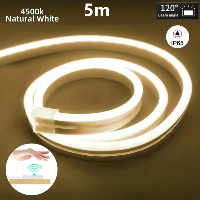 USB 5V LED Neon Light Strip Smart Hand Scan Lamp Motion Sensor Waterproof Flexible LED Neon Tape Lights For Home Room Decor