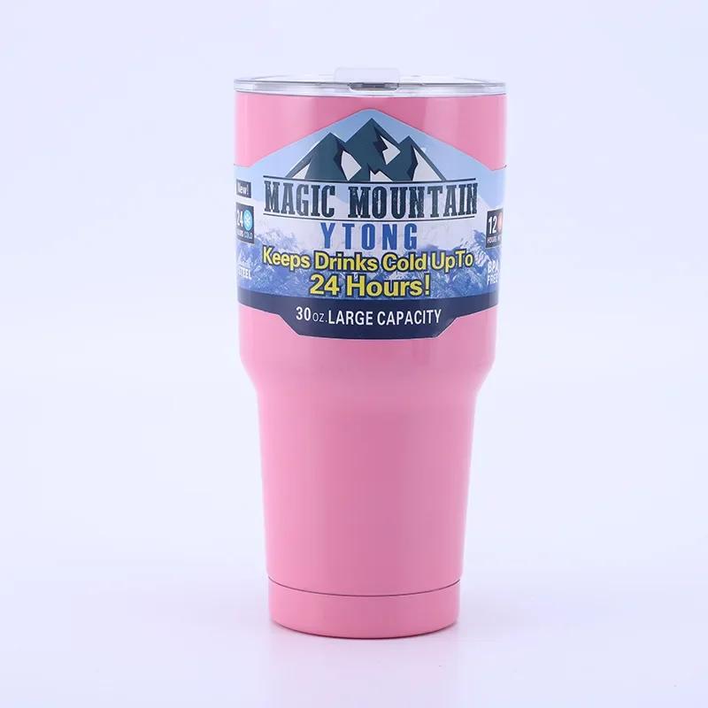 Magic Mountain Mug Hot Car Mug Frozen Thermos Vacuum Insulated Flask Stainless Steel Water Bottle Keep Cold Glasses