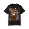 Funny Cat Drinking Beer Bar Short Sleeves TShirt Cool Aesthetic Cat Lover Funny Pub Casual Streetwear Graphic Tee Top Kawaii