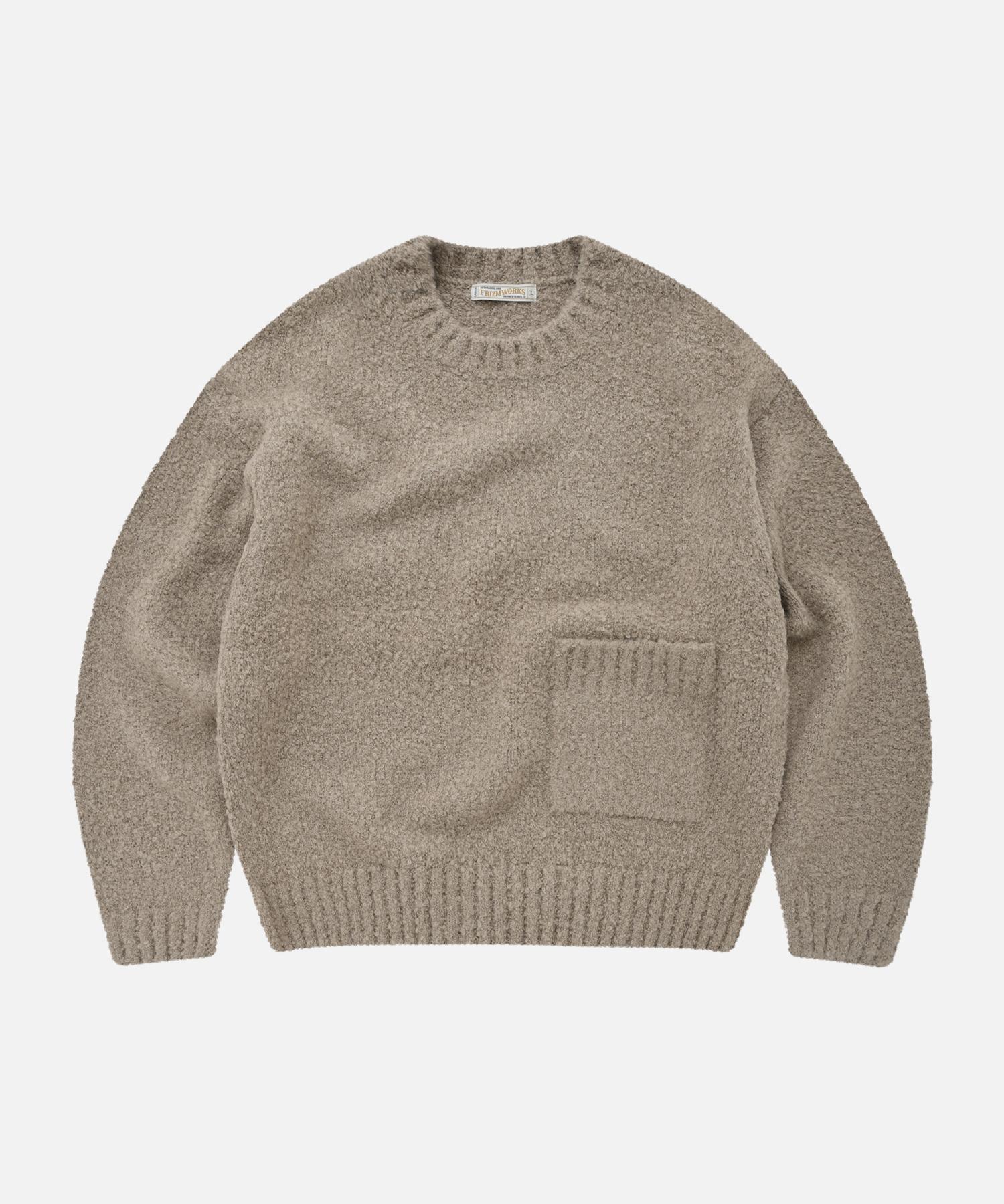 Prism Works Alpaca Boucle Knit _ Cocoa Cocoa/M