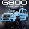1/18 Großes G800 SUV Geländewagen Legierung Modellauto Sprühbares Spielzeugauto Diecast Fahrzeugmodell Spielzeug Sound Licht Auto Geburtstagsgeschenk Für Kinder