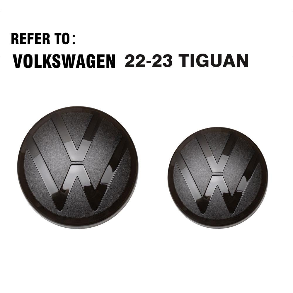 For VOLKSWAGEN Car Front Radiateor Grill/Rear Badge Logo Trunk Lid Emblem Covers Sticker Auto Accessories For Volkswagen VW Tigu