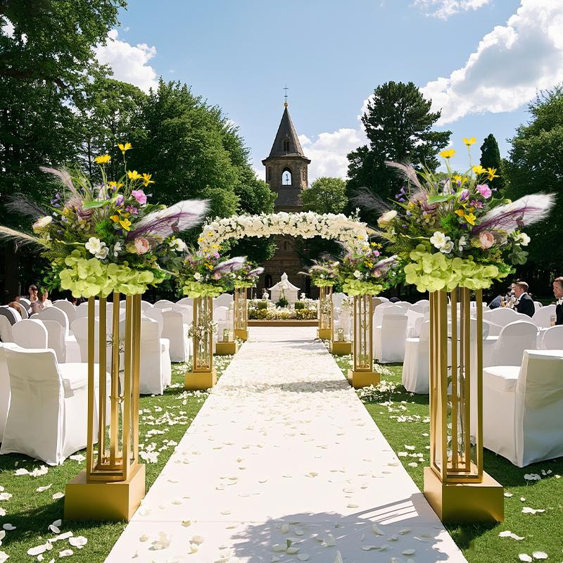 New Cross-Border Hot-Selling Wedding Decoration Artificial Flowers, Artificial Flower Floor Decorations, Home Aisle Decorations