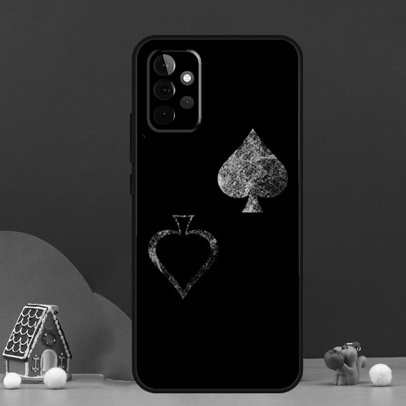 Ace of Spades Poker Case For Samsung Galaxy A36 A56 A06 A13 A53 A32 A12 A22 A52 A35 A17 A16 A55 A15 A54 A34 A14