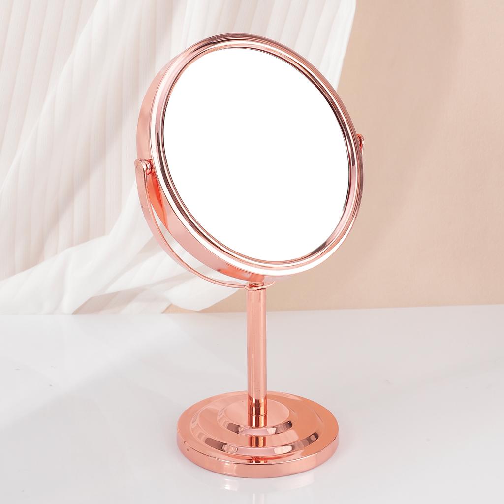 6-Zoll Schminkspiegel, Tragbar, Tischplatte, Haushalt, Studentenwohnheim, Beauty-Schminkspiegel, Doppelseitig vergrößernd