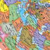 1pc Standard Teaching Globe Set, HD English Map 360° Rotation, for Classroom & Geography Learners, Educational Resource