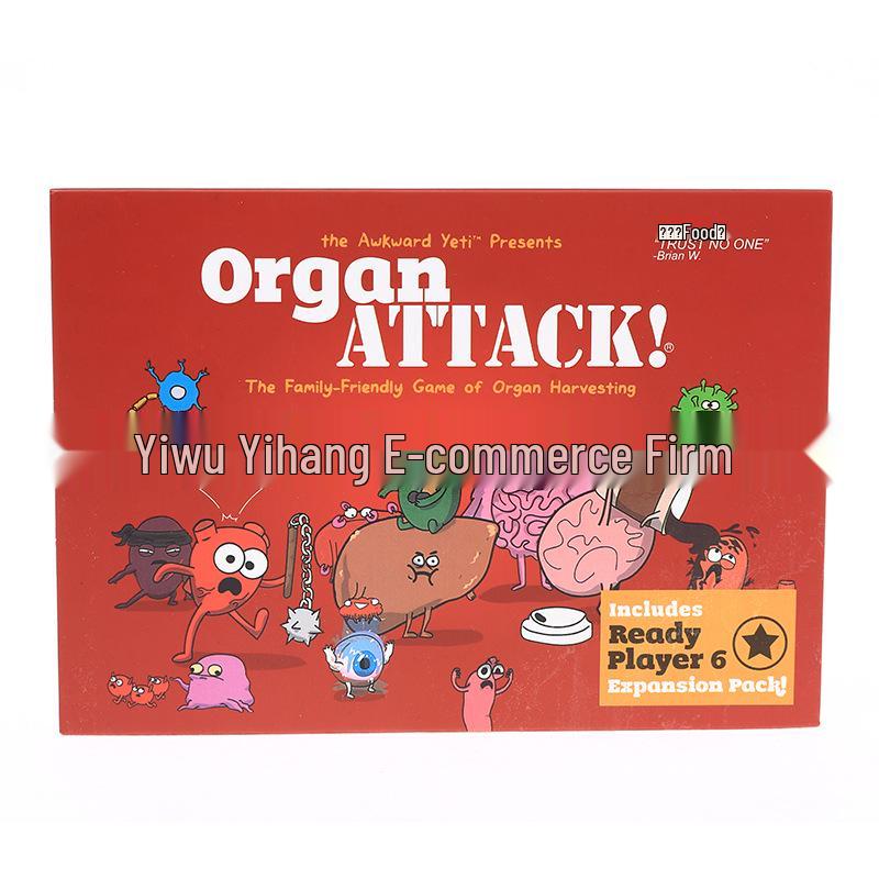Popular Organ Attack Card Game: Casual Desktop Board Game Board Game Cards