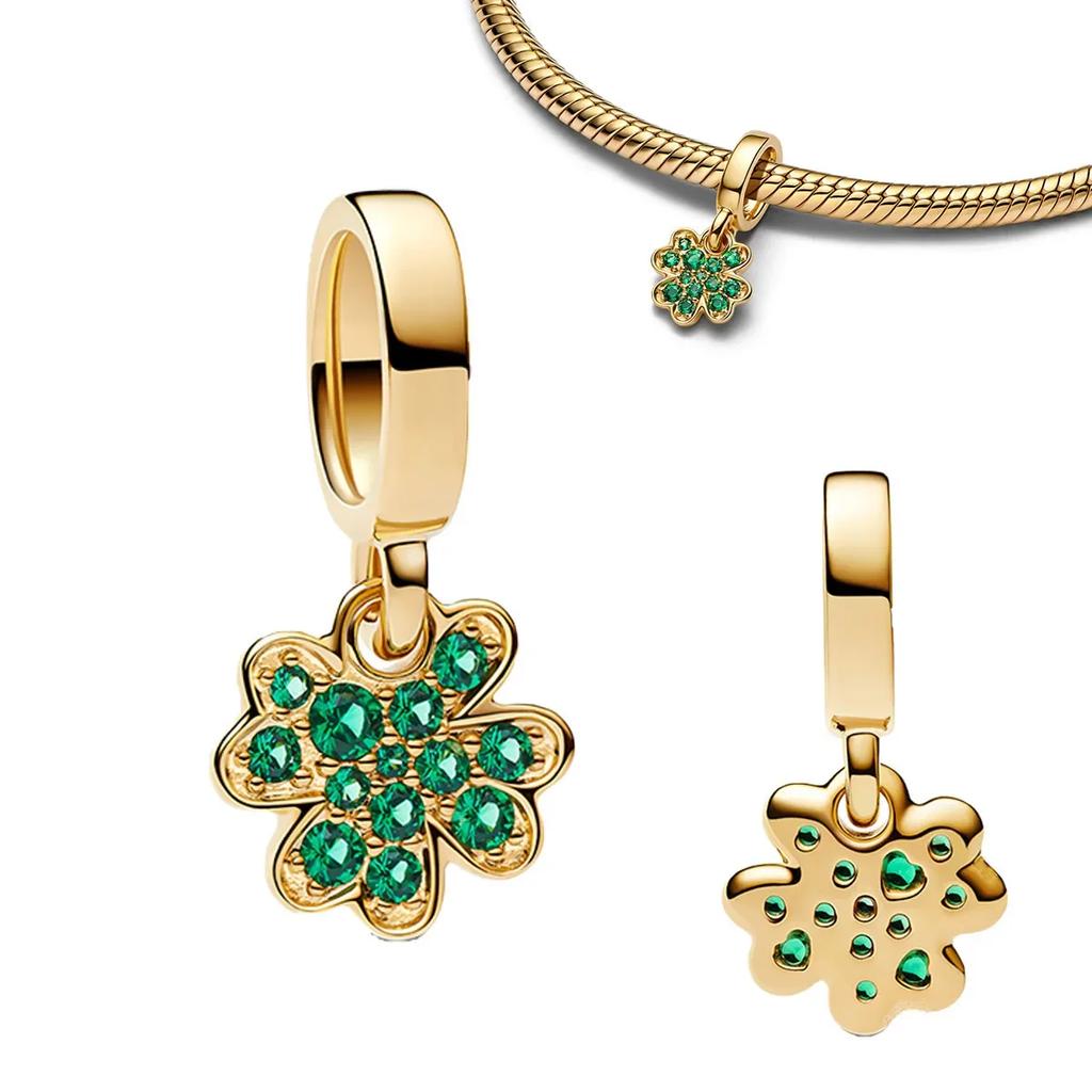 Authentische Kupfer Goldene Runde Anhänger Pferd Löwe Burg Perlen Armband Halsketten Damen Weihnachten Halloween DIY Geschenk