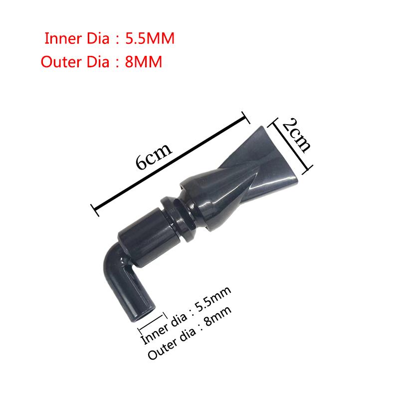 1Pcs Fish Tank Pump Duckbill Nozzle Adjustable Aquarium Filter Pump Rotating Water Outlet Return Pipe Connector Plumbing Fitting