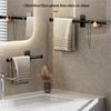 Wall-Mounted No-Punch Bathroom Towel Rack & Hanging Rod