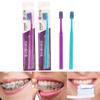 Clean Orthodontic Braces Adult Orthodontic Toothbrushes Dental Soft Toothbrush