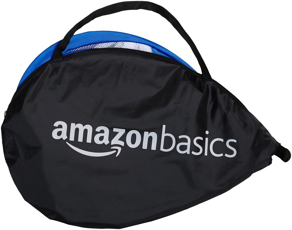 Gol e Rede para Treino de Futebol Amazon Basics Conjunto com Transporte (com estojo)