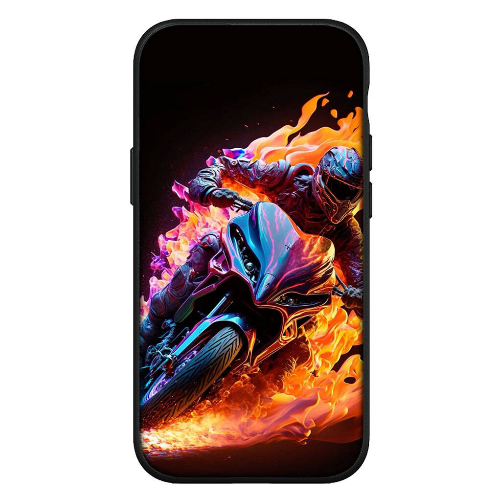 For Samsung Galaxy S25 S24 iPhone 17 16 15 Xiaomi Redmi Note 14 13 12 11 Plus Pro Max XR A37 A57 Case Motorcycle Mobile Poster Moto Cross OPPO Huawei