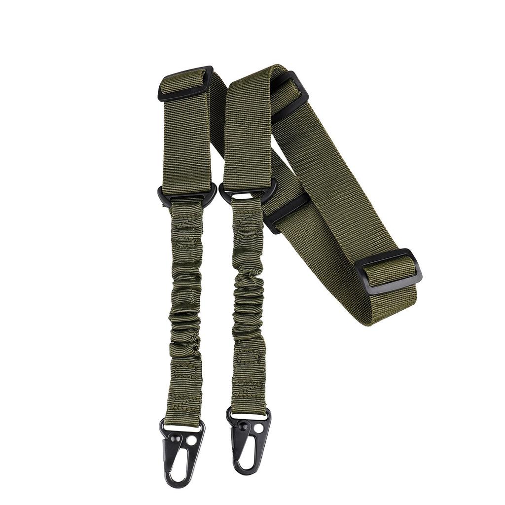 Tactical Two Points Sling Bungee Shoulder Strap Durable Nylon Belt High Quality Heavy Duty Sling for Outdoor Sports Accessories