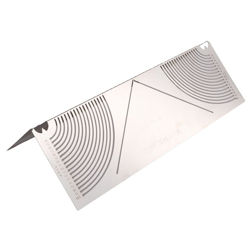 ABBY-Precise-Flex Angle Arc Marking Tool For 20-100MM Square-Pipe Metal Pipe Saddle Cutting Guide Pipefitter Measuring Tool