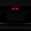 For Tesla Model Y 3 High Mount Mounted Brake Lamp Carbon Car Brake Projection Board PVC Soft Decal Top Tail Light Emblem Sticker