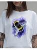 T-shirt with a Bee/insect Print – Summer Style