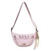 Girls Style Small Satchel Casual Commuter Dumpling Bag Versatile Pink Messenger Bag Niche Shoulder Bag Women