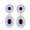 Boucles d'oreilles à clous, Boucles d'oreilles Zircon Incrustées de Tempérament Haut de Gamme Super Flash, Bijoux de Haute Qualité.