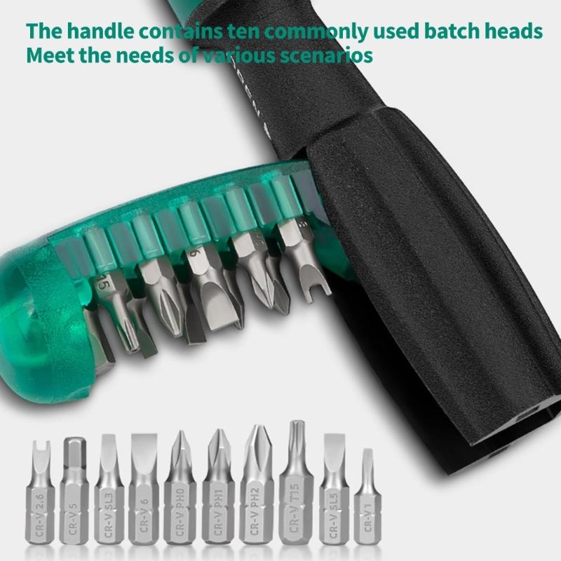 Professional Ratchet Screwdriver Kit With Assorted Specialty Bit Carbon Steel Ergonomic Grip Portable Case For DIY Projects