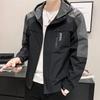 Jacket Men's Spring, Autumn and Winter New Ins Trend Hooded Casual Versatile Loose Jacket Top Clothes
