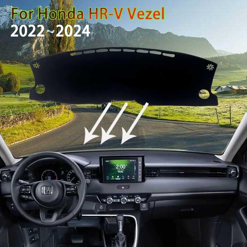 Dashboard Cover Pad for Honda HR-V HRV Vezel RV5 HEV Electric   2024 Anti-dirty Rugs Mat Sunshade Carpet Car Accessories