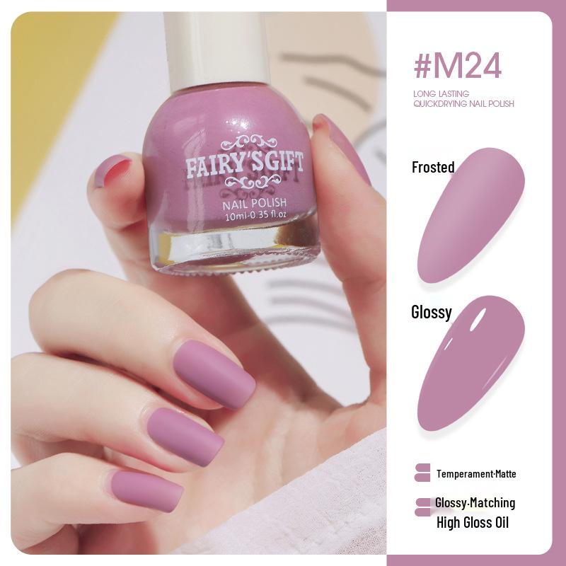 New Matte No-Bake Long-Lasting Peelable Quick-Dry Nail Polish for Nail Art
