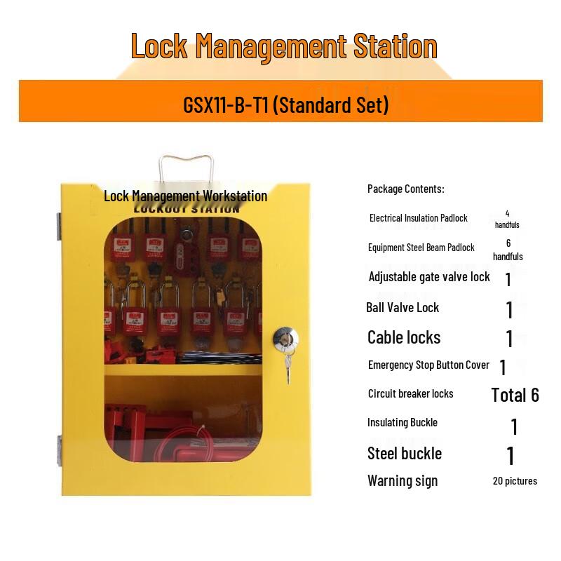 LOTO Safety Lockout Tagout Management Workstation