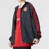 adidas Manchester United 3-Stripe DNA Windbreaker Men Hooded Soccer Jacket Black HE6650