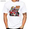 Luca Marini 10 Gp Race Hrc2025 New Tshirt New Summer Unisex Short Sleeve Motorcycle Sport Boy Casual Tees Unisexs Riding White Tops