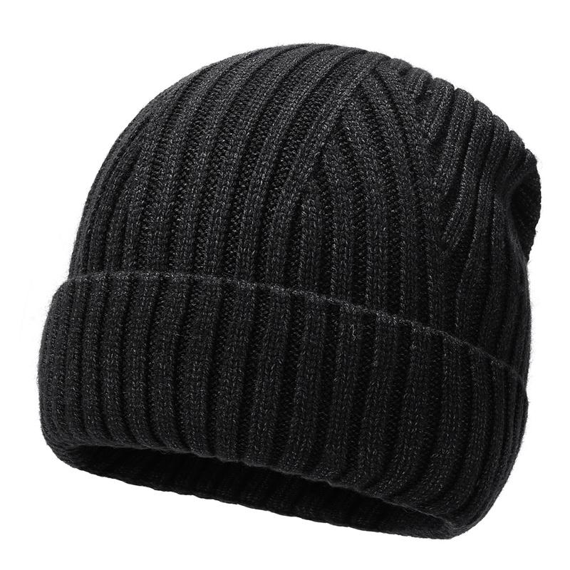 Winter Wool Hat Outdoor Cold-Proof Warm Ear Protection Knitted Hat