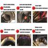 HOT Predator Personality Motorcycle Full Face Helmet Cosplay Male Warrior Motorcycle Accessories Helmet Retro Braid Abs Capacete