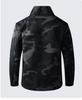 Men's Camouflage Workwear Set, Wear-Resistant Polyester-Cotton with Reflective Strips, Thickened for Spring & Autumn Outdoor Use