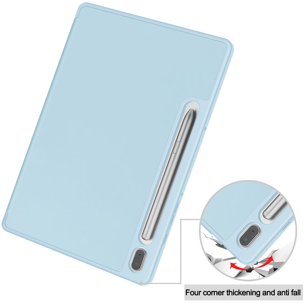 Pouzdro pro Samsung Galaxy Tab S11 Ultra 14,6 palce 2025 Samsung Tab S8/S9/S10 Ultra TPU Trojitě skládací stojánek s přihrádkou na pero Kryt pro tablety