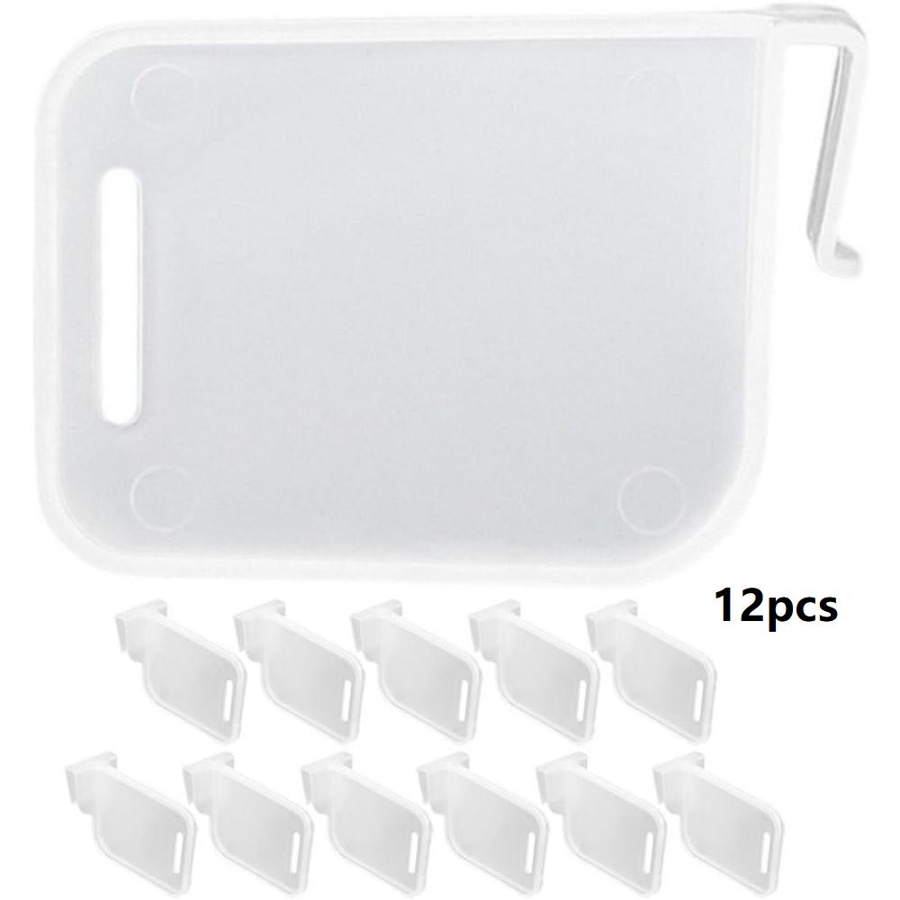 

12/24 piece refrigerator partition, refrigerator room partition, refrigerator side door drawer partition, transparent plastic 5.5x7.7