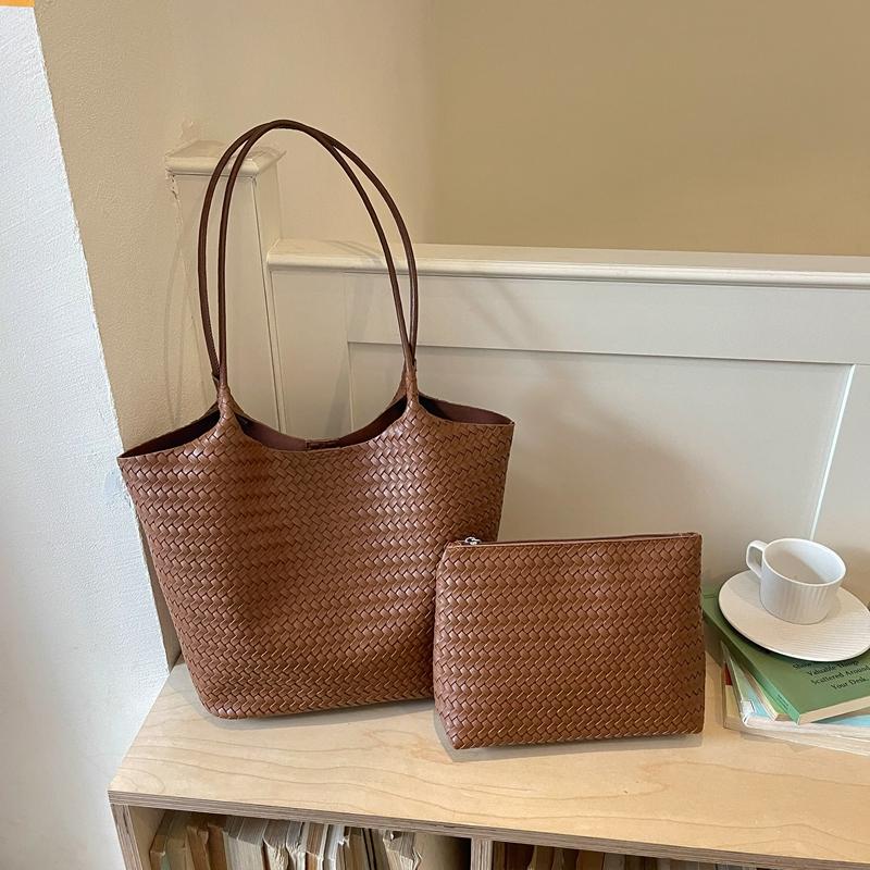 Commuter Tote Bag Women's Underarm Bag Large Capacity Shoulder Bag with Coin Purse
