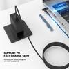 140W PD USB Type C Male to DC5.5x2.5mm/5.5x2.1mm/4.5x3.0mm/6.0x3.7mm/7.4x5.0mm Power Charging Cable for Laptop Notebook