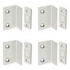 Strong Magnetic Cabinet Catches Punch Free Door Stopper Magnetic L-shaped Hidden Door Closer Home Improvement Furniture Hardware