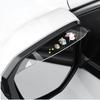 2Pcs Car Rearview Mirror Rain Cover Carbon Fiber Side Mirror Protector Waterproof Shield Rain Eyebrow Universal Auto Accessories