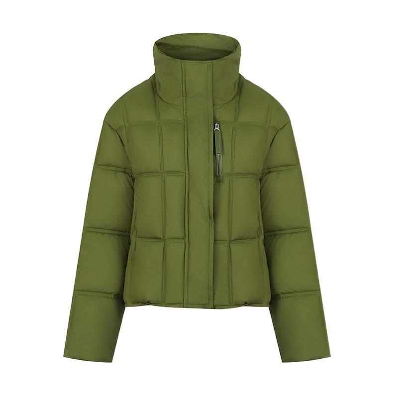 Korean Style Winter Cotton Puffer Jacket for Women - 2026 Collection, Loose Fit, Thickened, Stand Collar, Warm Outerwear.