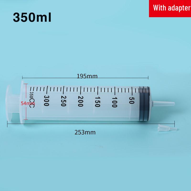 Large Capacity Disposable Syringe for Liquid and Food Feeding, Medical Enema, and Nasal Flushing