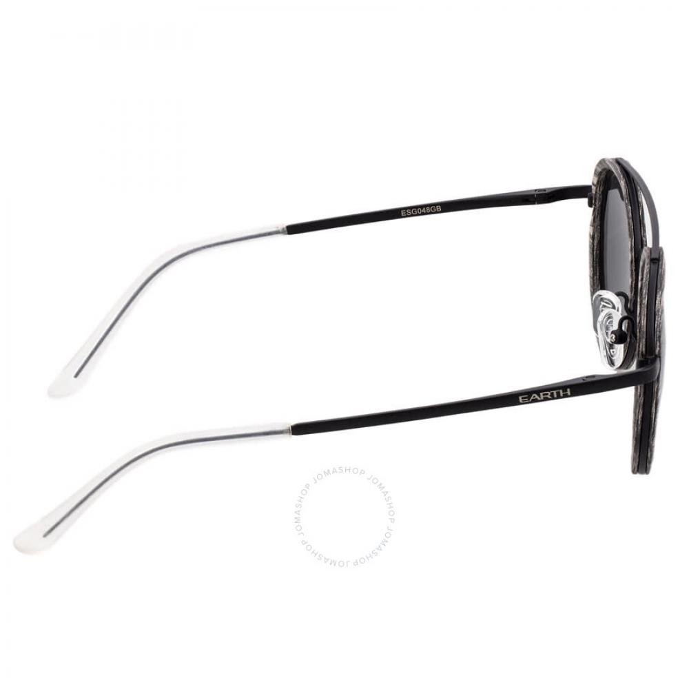 Earth Unisex Black Round Sunglasses Esg048gb