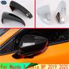 For Mazda 3 Axela Sedan BP   Car Accessories ABS Chrome Door Side Mirror Cover Trim Rear View Cap Overlay Molding