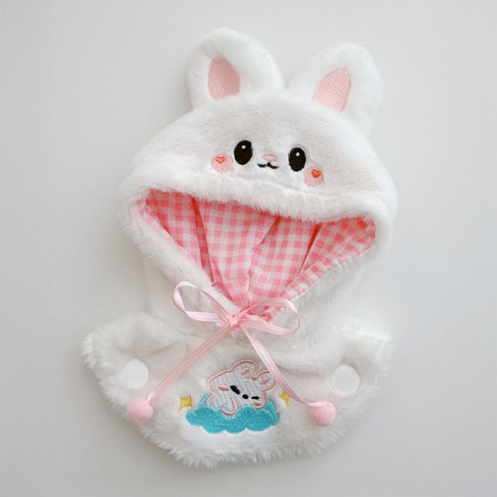 For 17cm Labubu Doll Clothes Fashion Clothes Cloak Doll Clothes Color Match Shawl Dolls Accessories Cute Decoration Little Clothes