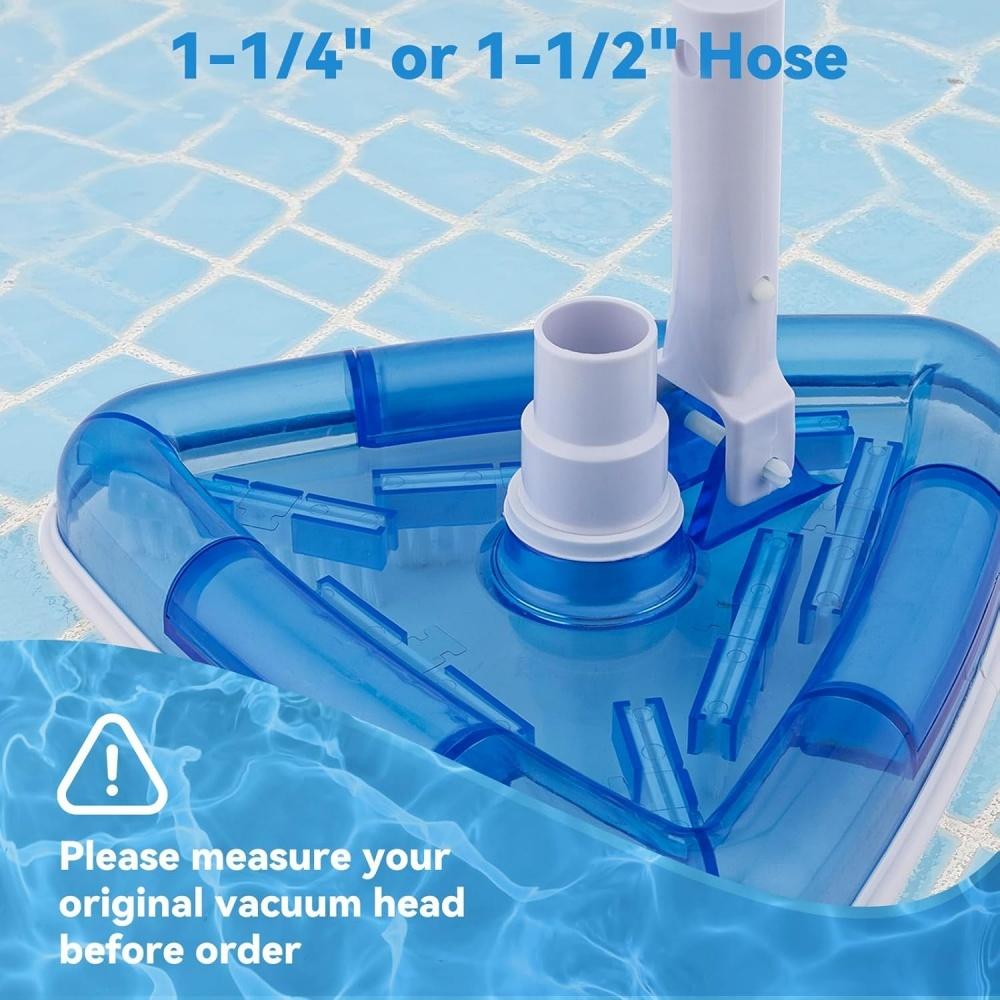 Swimming pool sewage suction head forHayward transparent triangle
