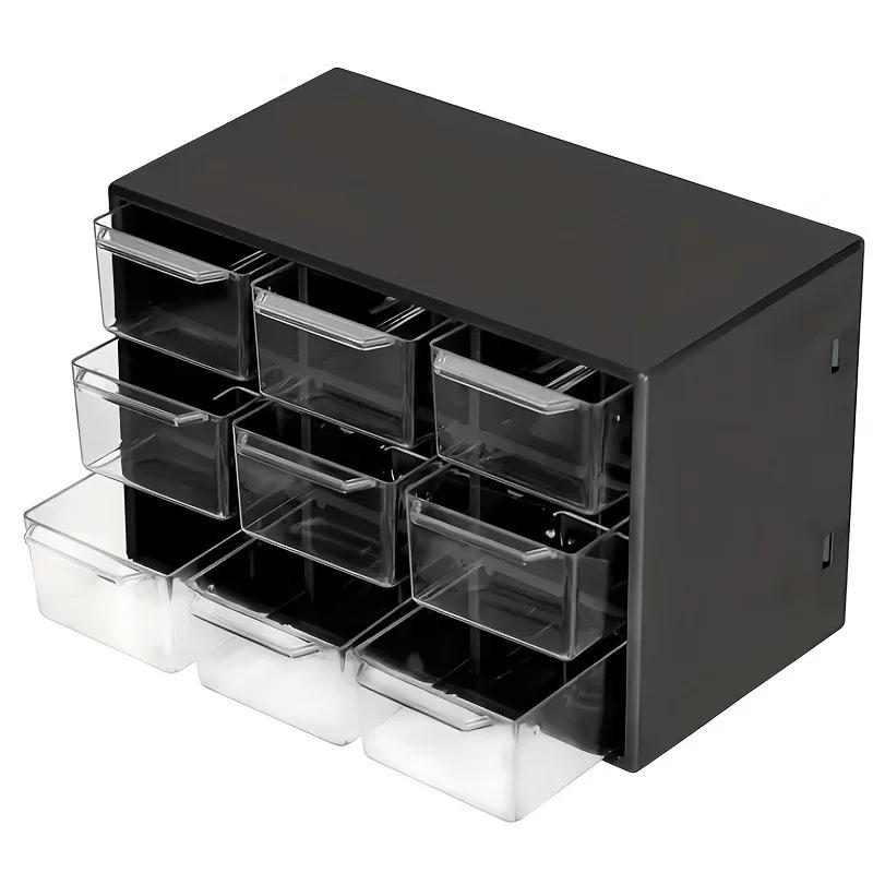 1pc Dustproof Multi-Grid Desktop Drawer Organizer - Portable Storage Box for Jewelry, Cosmetics, Office & Travel Accessories