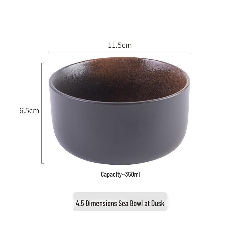 Japanese 5-Inch Rice Bowl: Versatile Tableware for Soup, Salad, and Meals