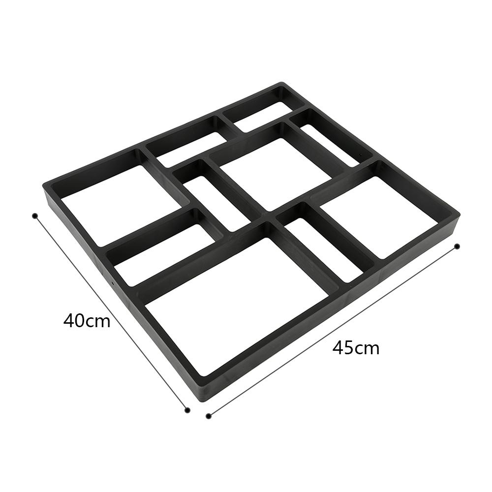 Garden Path Maker Mold DIY Garden Mold Manually Paving Cement Brick Stone Road Concrete Mould Reusable Paving Sidewalk Mold Tool