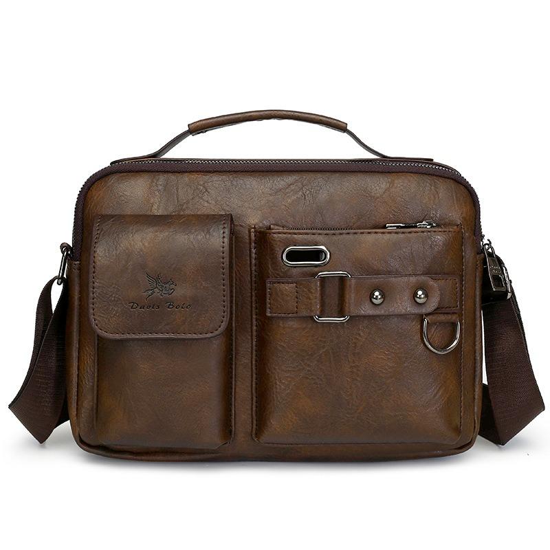 Men's Shoulder Messenger Bag New Urban Simple Business Fashion Commuter Men's Handbag